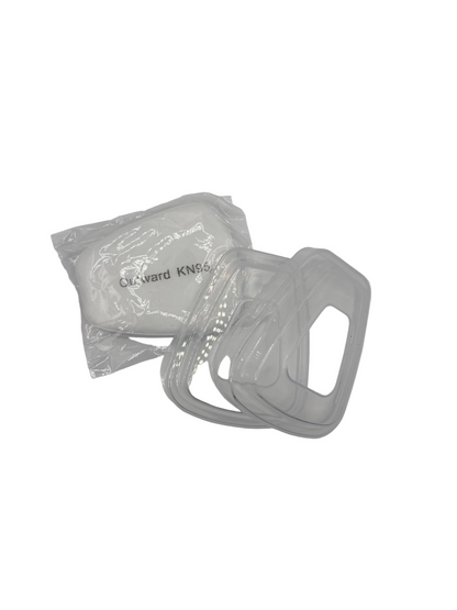 Protective Respirator Mask with Dual Filters
