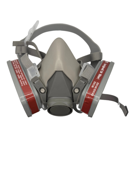 Protective Respirator Mask with Dual Filters