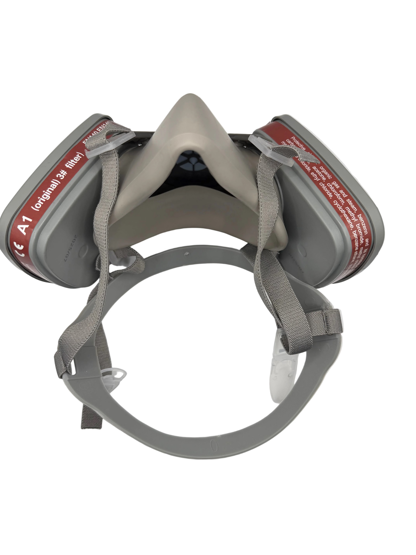 Protective Respirator Mask with Dual Filters