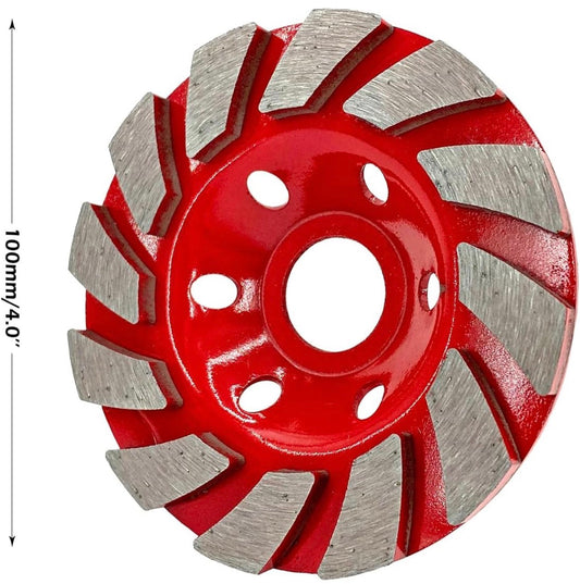 4” Diamond Cup Wheel – Concrete Grinding &amp; Surface Prep